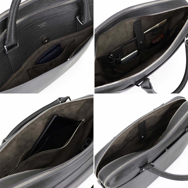 ペッレモルビダ ブリーフケース CAPITANO キャピターノ 型押しレザー ショルダー付き 2ルーム ブリーフバッグ PELLE MORBIDA PMO-CA202 PMO