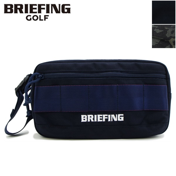 ブリーフィング ゴルフ ダブルジップ ポーチ BRIEFING GOLF TURF 