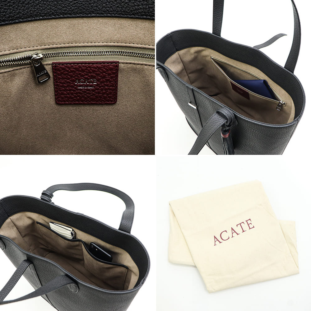アカーテ バッグ カーフ シュリンクレザー トートバッグ カウス ACATE KAUS2-M ACT 春夏新作