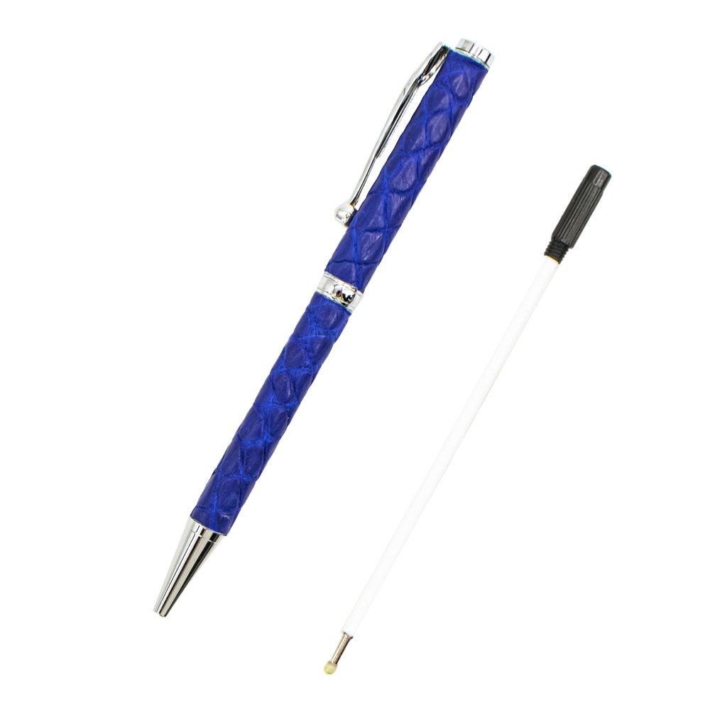 ペッレモルビダ ペン クロコダイル ボールペン PELLE MORBIDA PMO-CRAC102 PMO BLUE 春夏新作