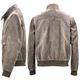 エンメティ ブルゾン メンズ ラムスエード スタンドカラーブルゾン グレイソン ゴールドジップ EMMETI GREYSON EMT SP LEATHER WARM GREY2 秋冬新作