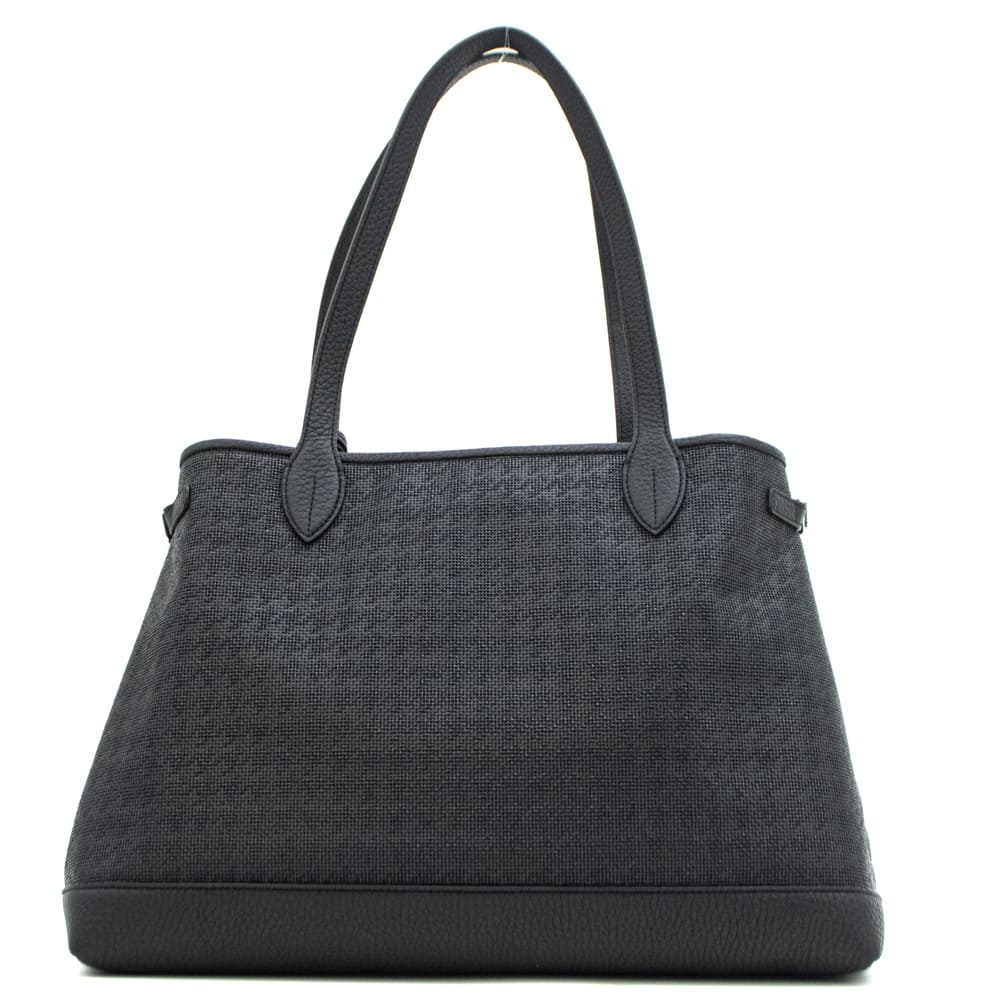 アカーテ バッグ PVC カーフレザー トートバッグ ロドス2ファブリック ACATE LODOS2 FABRIC ACT BLACK