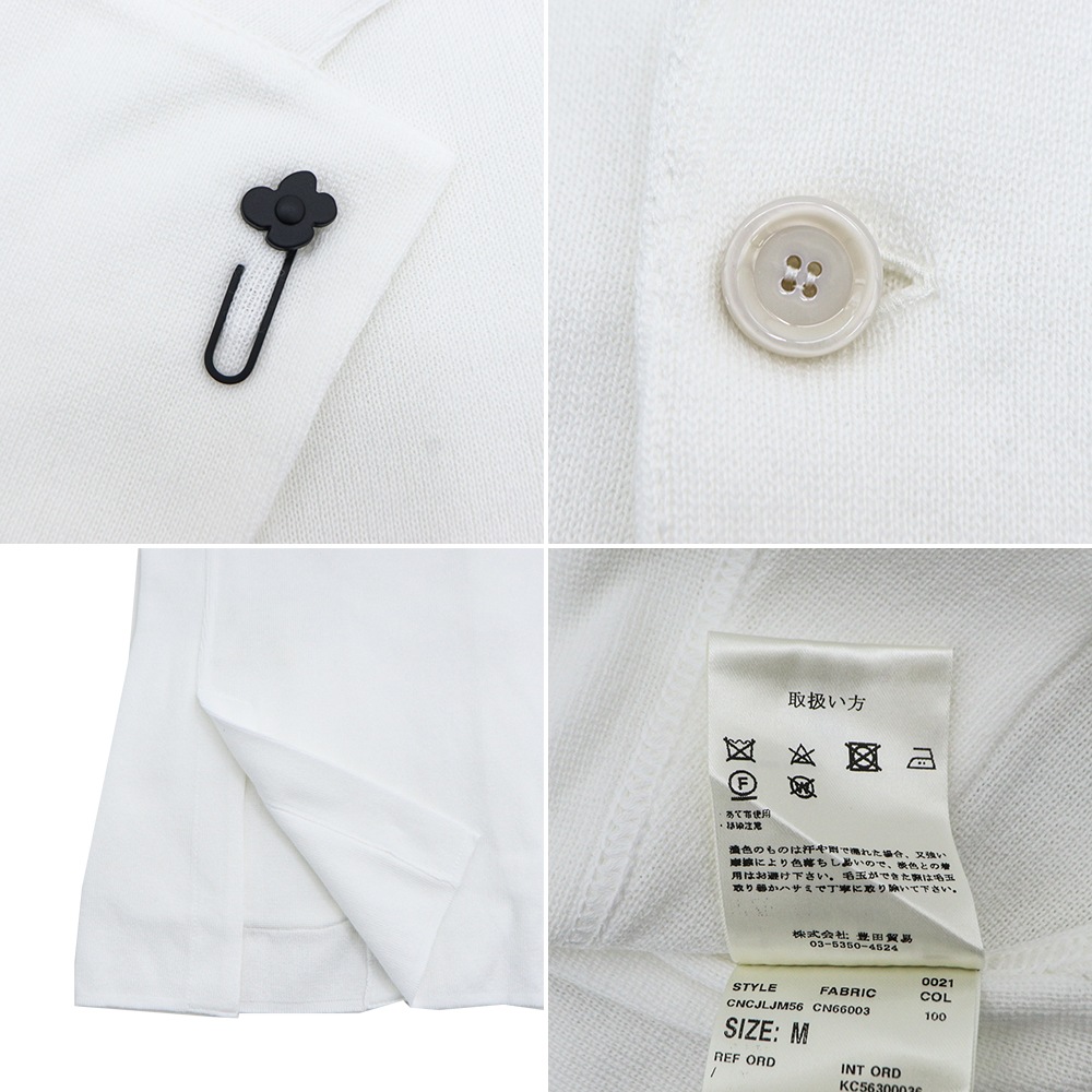 ラルディーニ ジャケット メンズ コットン シングル ニットジャケット LARDINI JLJM56 LRD ALJM566003 春夏新作