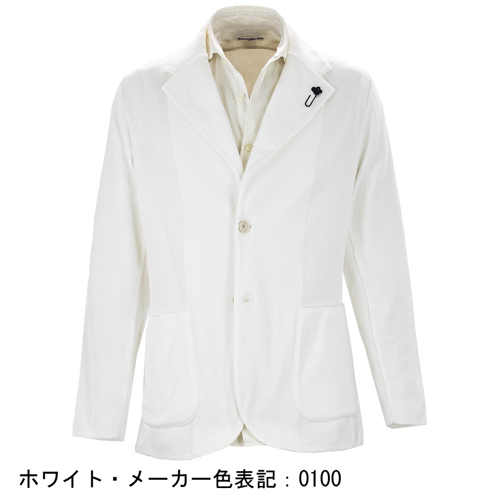 ラルディーニ ジャケット メンズ コットン シングル ニットジャケット LARDINI JLJM56 LRD ALJM566003 春夏新作