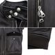 エンメティ ブルゾン メンズ ラムナッパレザー スタンドカラーブルゾン グレイソン シルバージップ EMMETI GREYSON EMT SP LEATHER MARRONE 秋冬新作