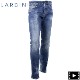 【セール 半額以下】ラルディーニ デニム メンズ ストレッチ スリムテーパード ウォッシュドデニム LARDINI JZYORKM LRD 3YORKM250 800M【返品交換不可】