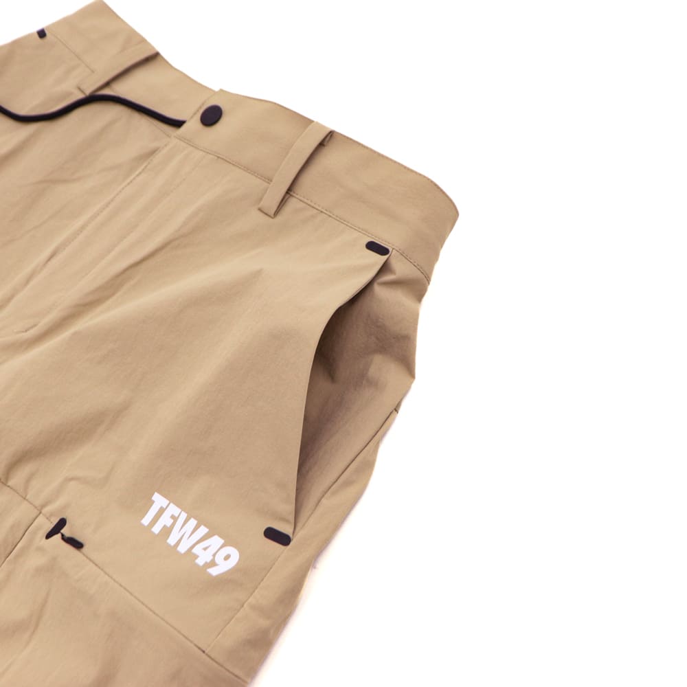 TFW49 ゴルフ　パンツ　ストレッチ　軽量　ライトグレー×ライトベージュ TFW49 パンツ ゴルフウェア メンズ STRETCH HYBRID PANTS 春夏用 黒 紺