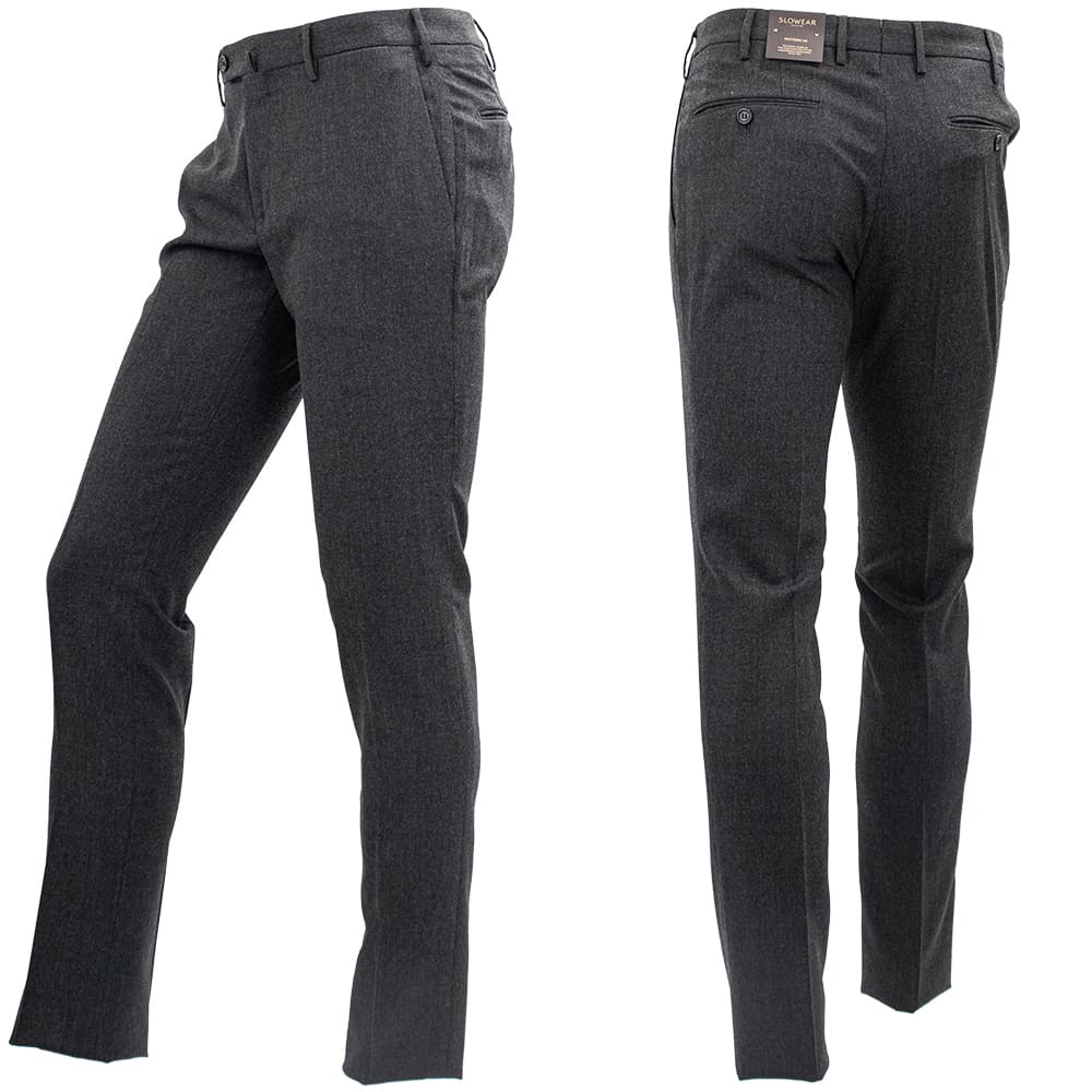 インコテックス パンツ メンズ ストレッチ ウォッシャブルテクノウール スリムフィット テーパードスラックス 35型 INCOTEX 1TS035 INC 4536C 930 秋冬新作