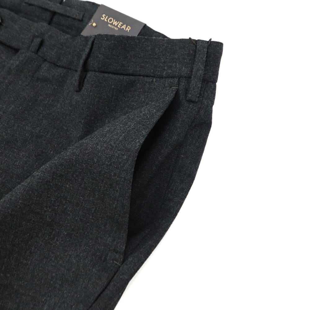 インコテックス パンツ メンズ ストレッチ ウォッシャブルテクノウール スリムフィット テーパードスラックス 35型 INCOTEX 1TS035 INC 4536C 930 秋冬新作