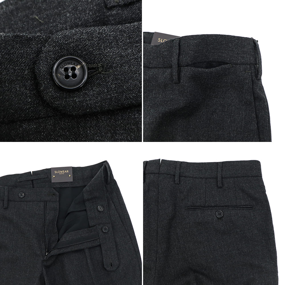 インコテックス パンツ メンズ ストレッチ ウォッシャブルテクノウール スリムフィット テーパードスラックス 35型 INCOTEX 1TS035 INC 4536C 930 秋冬新作