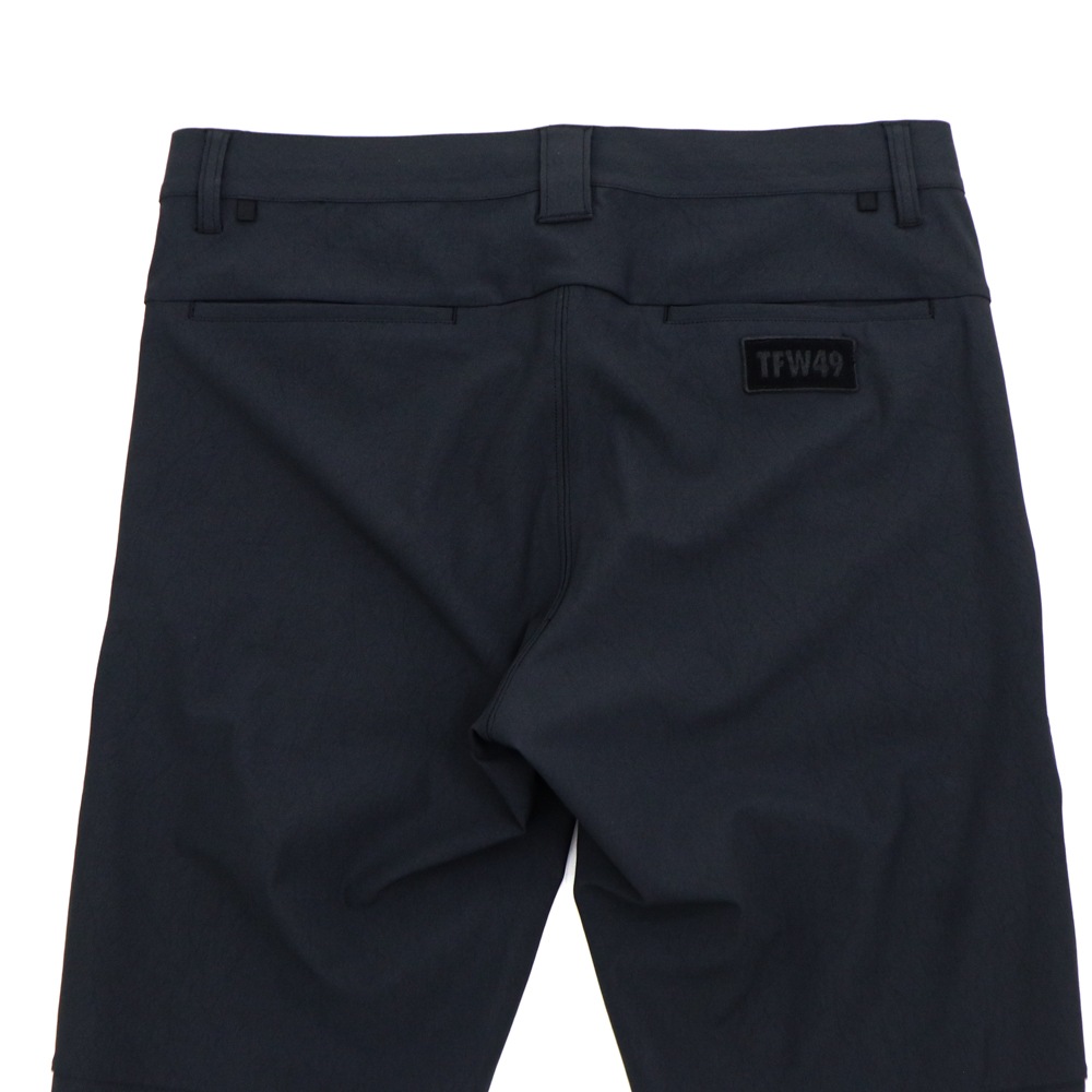 TFW49 ANKLE SLIM PANTS 黒 スリムフィット ゴルフパンツ TFW49 - ANKLE SLIM PANTS / アンクル スリム パンツ | laid-back