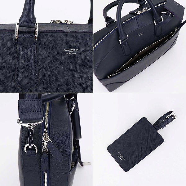 ペッレモルビダ ブリーフケース CAPITANO キャピターノ 型押しレザー 1ルーム 2WAY ショルダーブリーフケース PELLE MORBIDA PMO-CA015 PMO