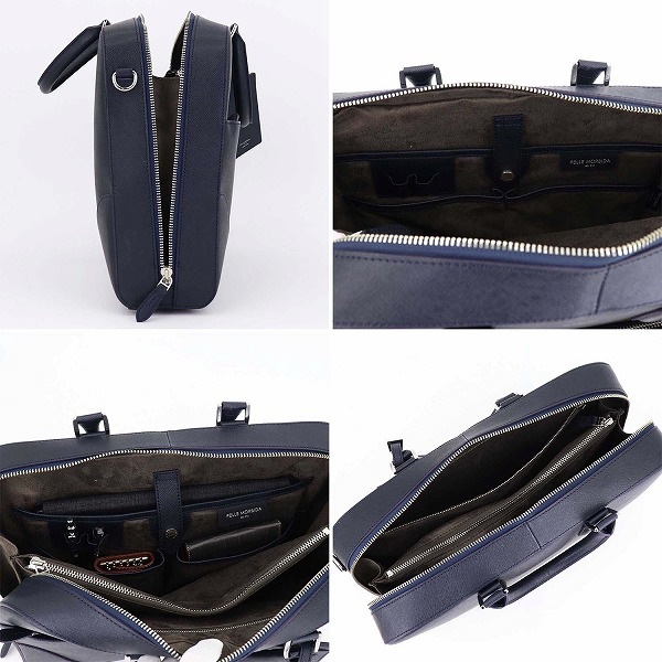 ペッレモルビダ ブリーフケース CAPITANO キャピターノ 型押しレザー 1ルーム 2WAY ショルダーブリーフケース PELLE MORBIDA PMO-CA015 PMO