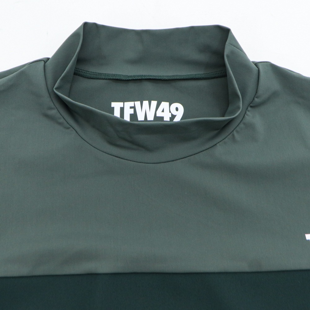 TFW49 ゴルフグレー ショートスリーブシャツ TFW49 半袖ポロシャツ ゴルフウェア メンズ 春夏用 LUXURY BACK MESH