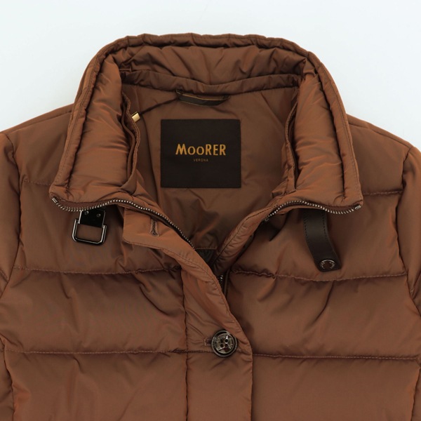ムーレー ダウン レディース ラビットファー付き スタンドカラー ダウンコート Moorer Eletta Mre 358 342 Nugat ブラウン 秋冬新作 レディスブランド M Moorer ムーレー ファッション通販 Laglag Market 公式通販サイト