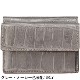 フェリージ 財布 クロコダイル型押し エンボスレザー 3つ折り ミニ財布 Felisi 1031/SA FLS