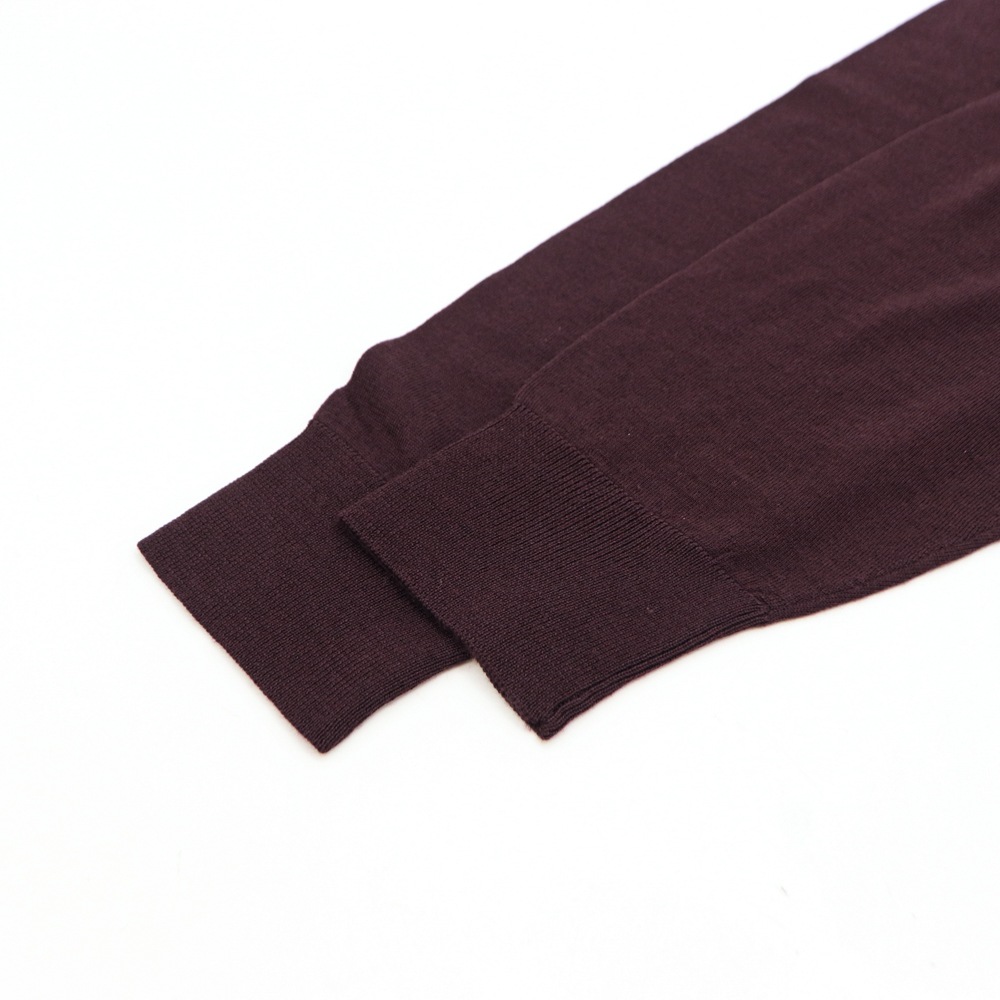 トゥット ニット メンズ ウール モックネック ハイゲージニット