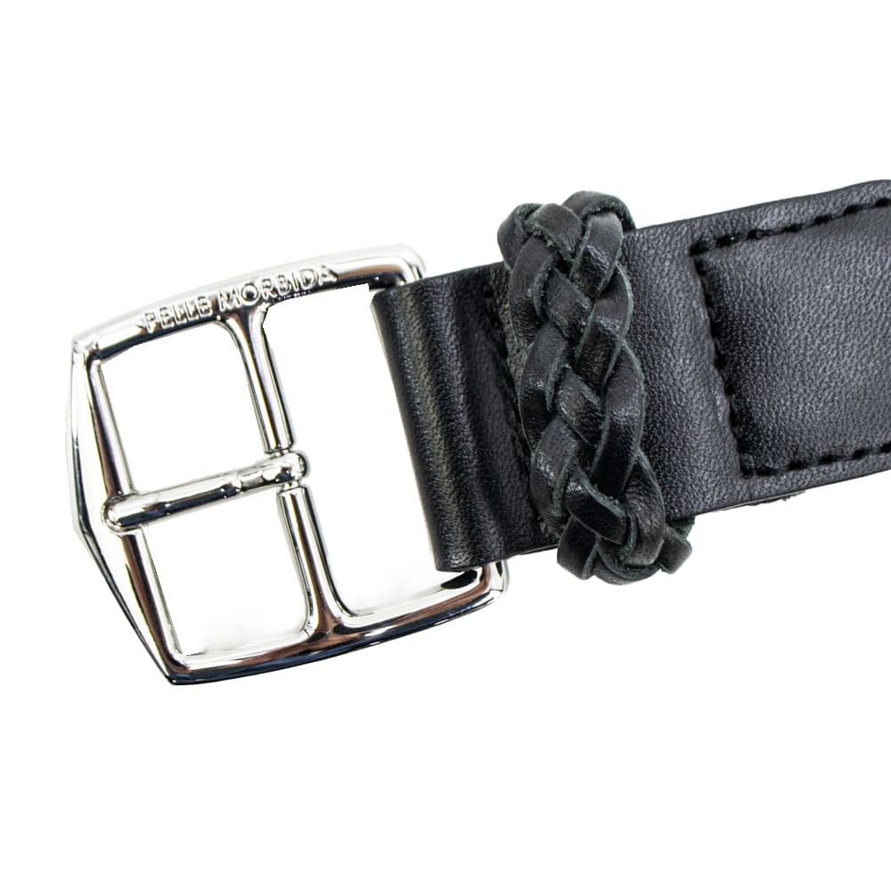 ペッレモルビダ ベルト メンズ 牛革 レザー ベルトメッシュベルト バルカ PELLE MORBIDA Barca PMO-BAB004 PMO BLACK 