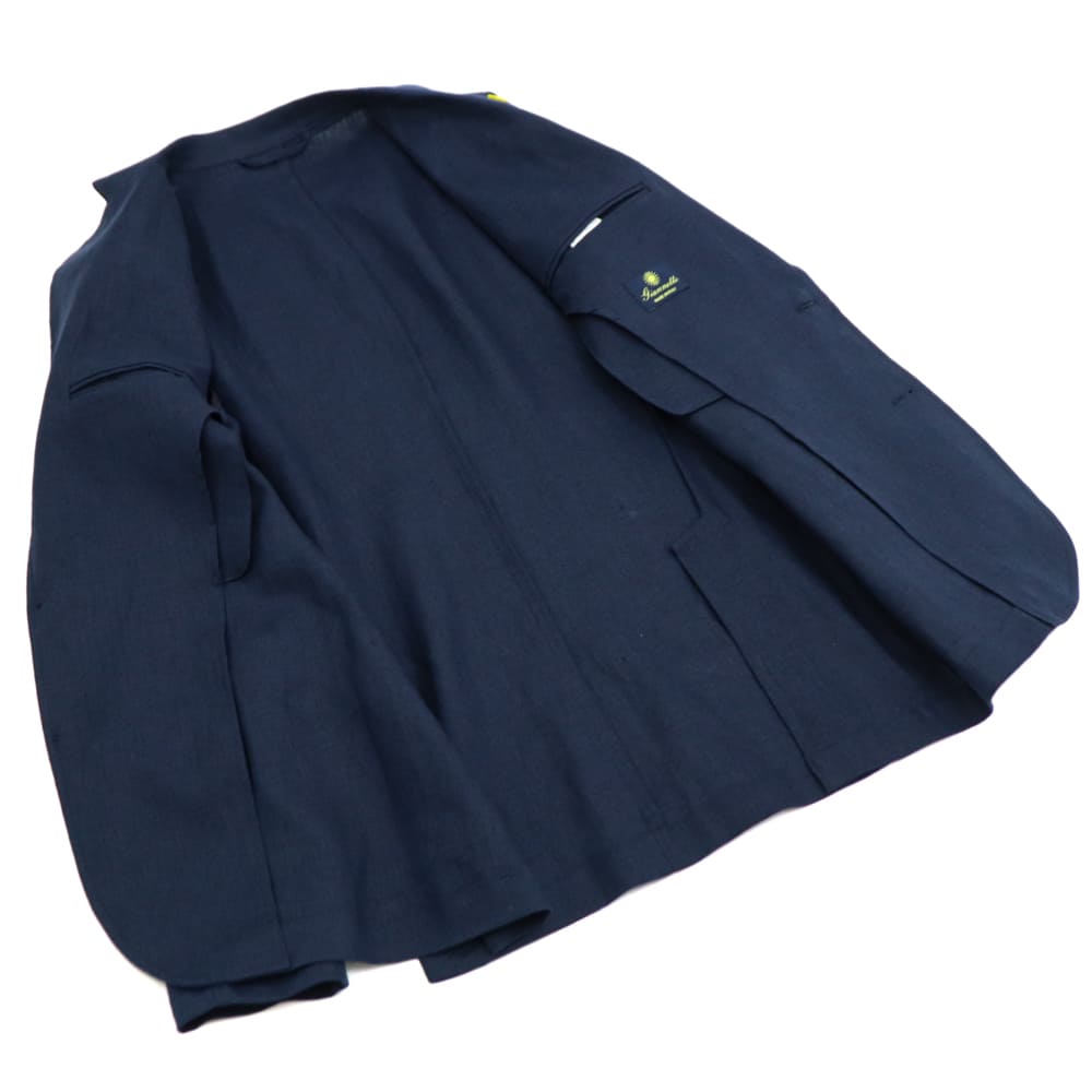 ジャンネット ジャケット メンズ リネン 2B シングル シャツジャケット GIANNETTO CORALLO JACKET 61836 6103-836CORA GNT 0007 春夏新作
