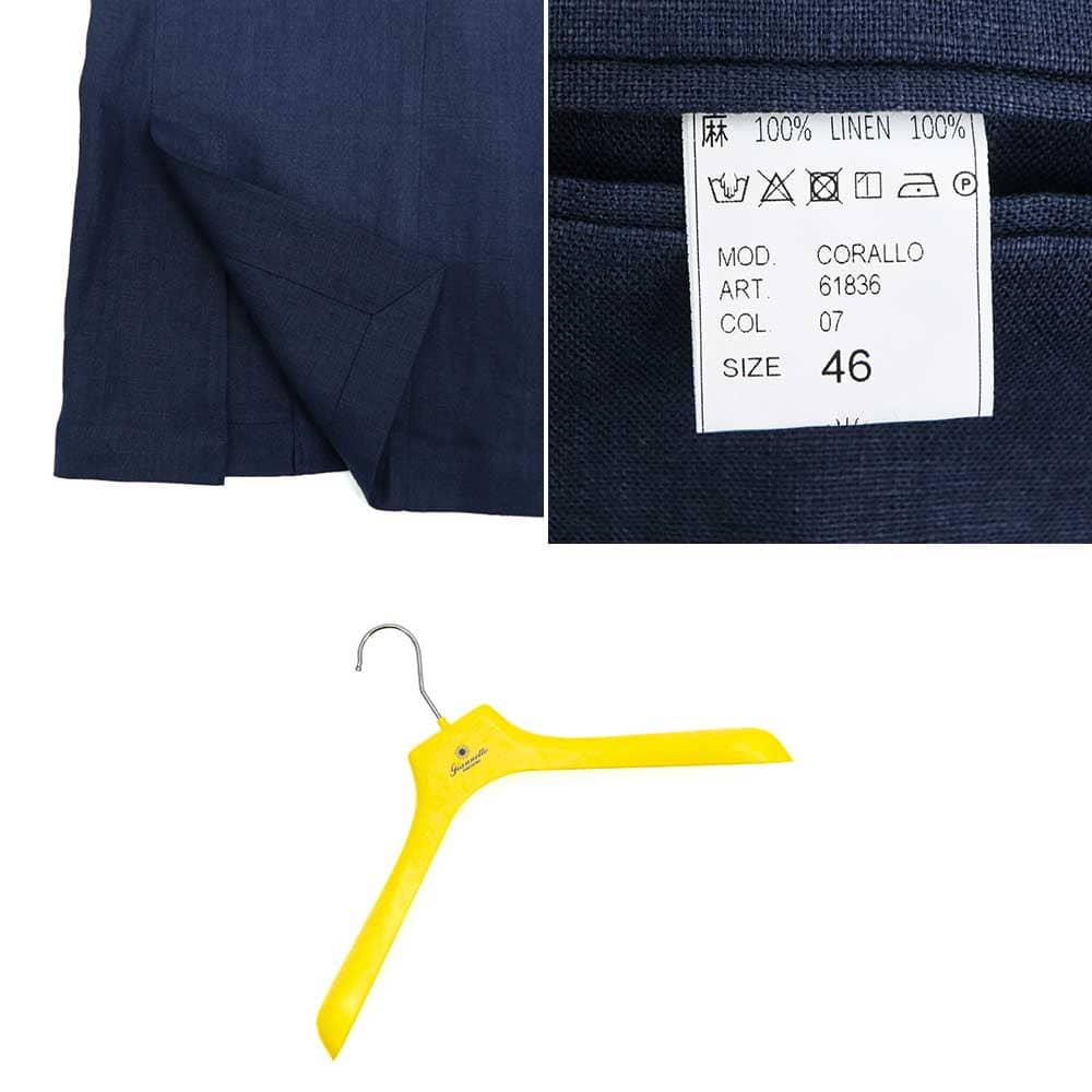 ジャンネット ジャケット メンズ リネン 2B シングル シャツジャケット GIANNETTO CORALLO JACKET 61836 6103-836CORA GNT 0007 春夏新作