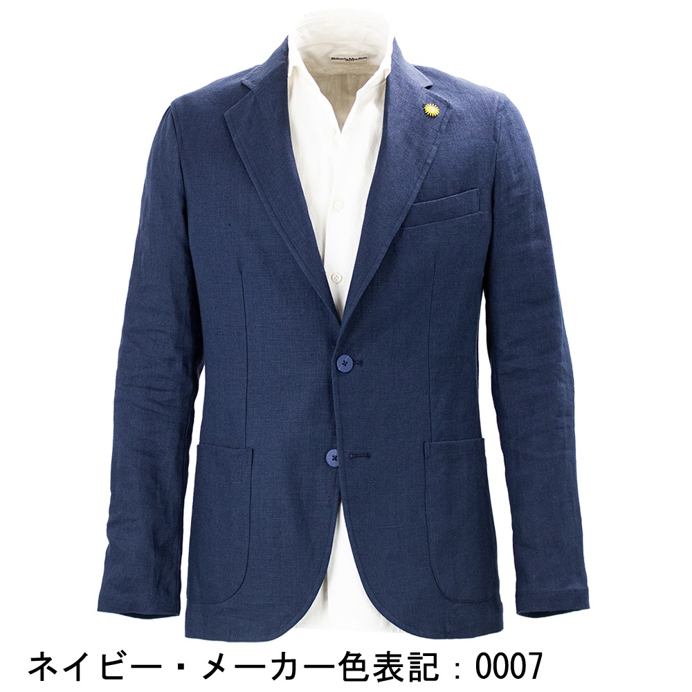 ジャンネット ジャケット メンズ リネン 2B シングル シャツジャケット GIANNETTO CORALLO JACKET 61836 6103-836CORA GNT 0007 春夏新作
