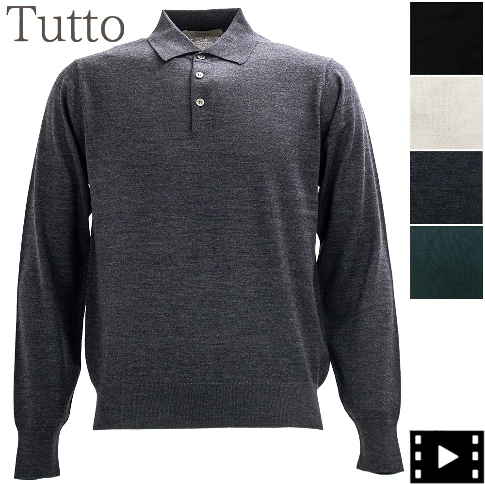 tetsu　secondlayer ニットポロシャツ Orchid Heather KPI Quarter Zip | Mizzen+Main