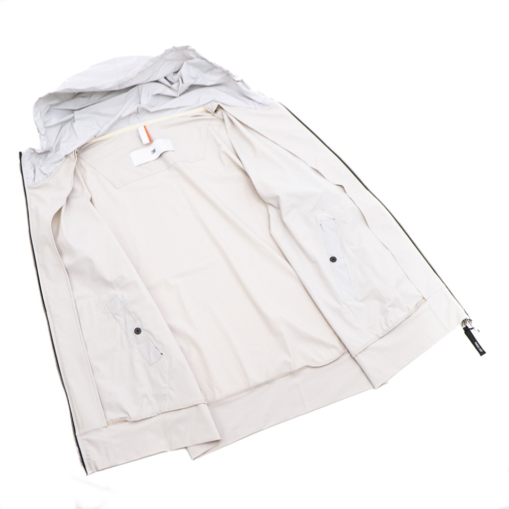 PMDS ピーエムディーエス　オンブレシャツ　異素材パーカー　L イタリア製 PMDS ピーエムディーエス オンブレシャツ 異素材パーカー L