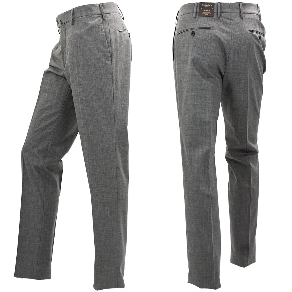 インコテックス パンツ メンズ ストレッチ ウォッシャブルテクノサマーウール スリムフィット テーパードスラックス 35型 INCOTEX 1TSJ35 INC 9169C 910 春夏新作