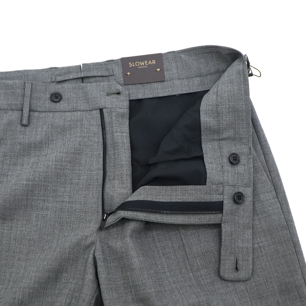 インコテックス パンツ メンズ ストレッチ ウォッシャブルテクノサマーウール スリムフィット テーパードスラックス 35型 INCOTEX 1TSJ35 INC 9169C 910 春夏新作