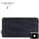 セラピアン 財布 PVC型押し ラウンドジップ長財布 SERAPIAN Stepan STEP7030-M19 C20 Ocean Blue/Black(ネイビー)