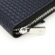 セラピアン 財布 PVC型押し ラウンドジップ長財布 SERAPIAN Stepan STEP7030-M19 C20 Ocean Blue/Black(ネイビー)