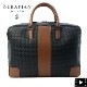 【セール】セラピアン ブリーフケース PVC型押し 2WAYスリムブリーフケース SERAPIAN Stepan sust STEPAN 72 SLIM BRIEFCASE SRSTSMLL722240ABI5 SRP Black/Cuoio【返品交換不可】