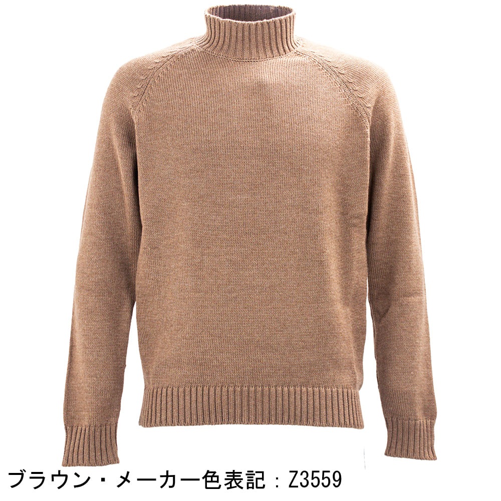 ザノーネ セーター メンズ ウール ミドルゲージニット モックネック ウールセーター ZANONE LUPO RAG 810188 ZAN ZR229 Z1170 秋冬新作