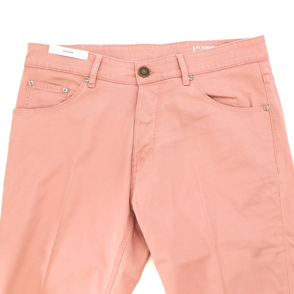 【セール 半額以下】ピーティートリノデニム コットン セルロース メンズ ストレッチ レゲエ テーパードパンツ PT TORINO DENIM REGGAE PTD C5TL05B00BAS PU34 0610【返品交換不可】