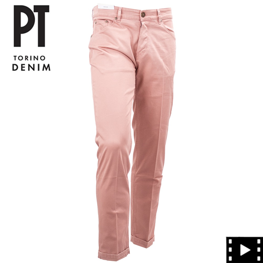 【セール 半額以下】ピーティートリノデニム コットン セルロース メンズ ストレッチ レゲエ テーパードパンツ PT TORINO DENIM REGGAE PTD C5TL05B00BAS PU34 0610【返品交換不可】