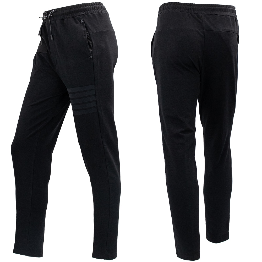 ピーエムディーエス パンツ メンズ ストレッチコットン テーパード ジャージーパンツ P.M.D.S. PMDS RAMON PMD SWP844 T.FP05 BLACK CARBON 020