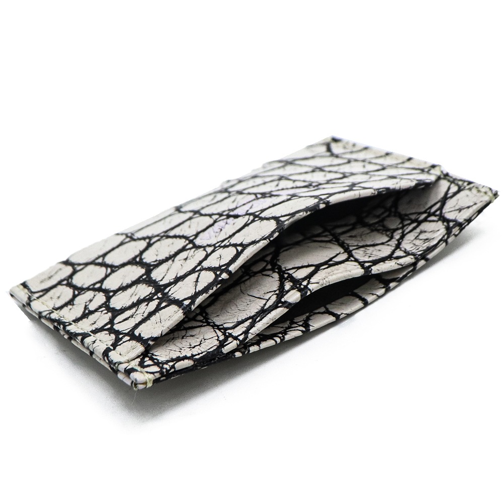 ペッレモルビダ カードケース クロコダイルレザー パスケース PELLE MORBIDA PMO-CRS009 VAN （バニラ）　