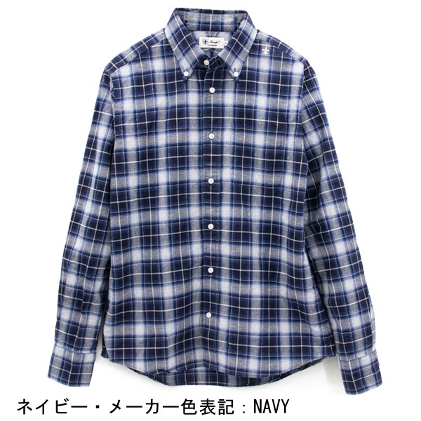 スウィープ ロサンゼルス シャツ メンズ コットン オンブレチェック ボタンダウンシャツ Sweep!! LosAngeles SL130024 SWP