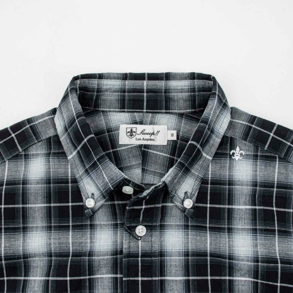 スウィープ ロサンゼルス シャツ メンズ コットン オンブレチェック ボタンダウンシャツ Sweep!! LosAngeles SL130024 SWP