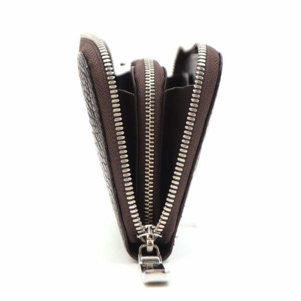 ペッレモルビダ 財布 クロコダイル ラウンドジップ 長財布 PELLE MORBIDA PMO-CRS010 PMO NICOTINE
