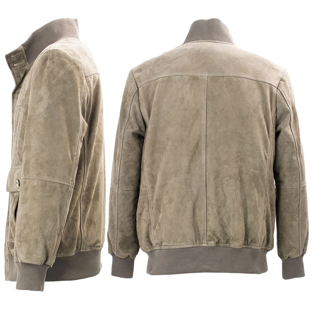 【セール】アルマ ブルゾン メンズ ゴートスエード A-1 中綿ブルゾン ボンバージャケット ARMA SPIKE ARM GOAT SUEDE STURDY SOIL【返品交換不可】