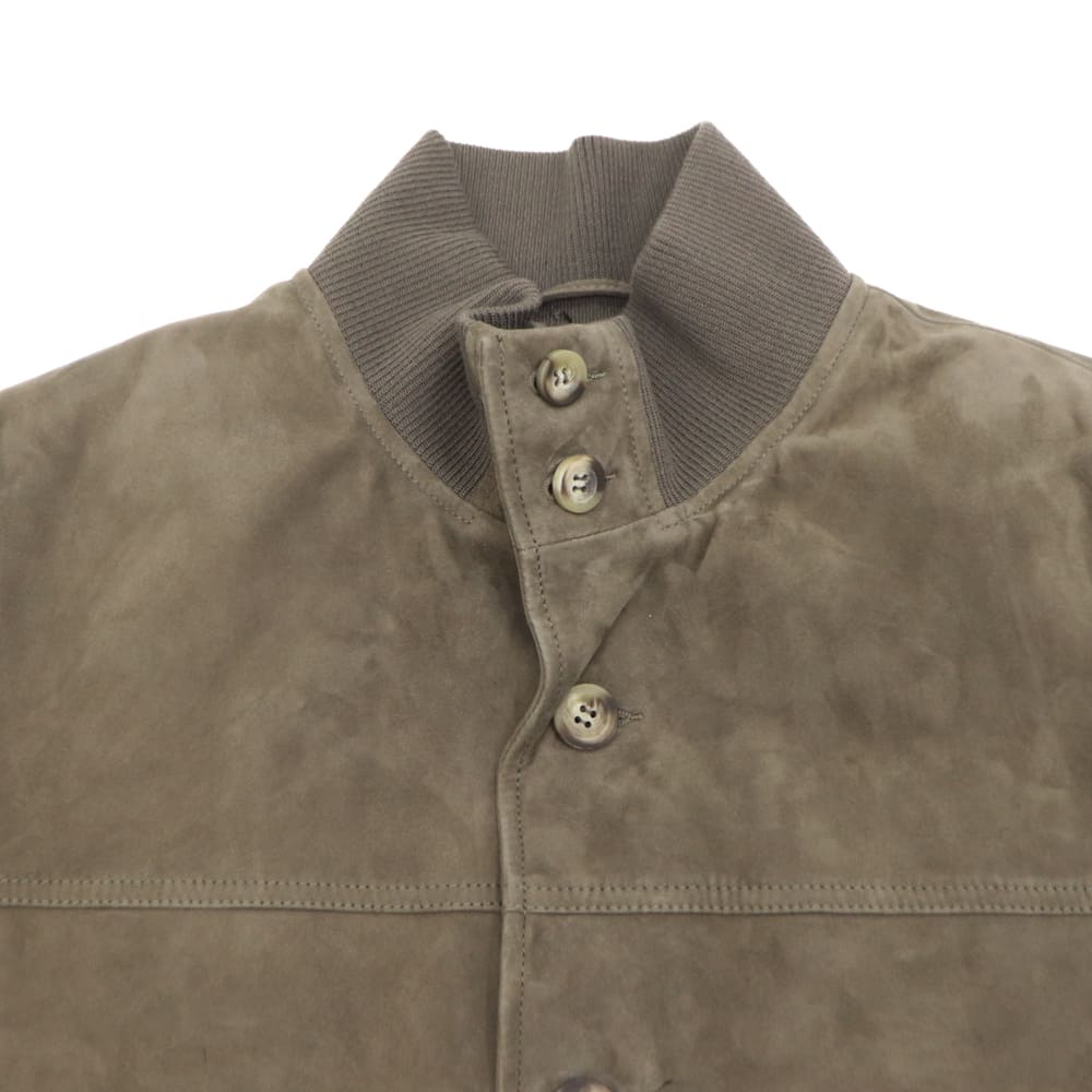 【セール】アルマ ブルゾン メンズ ゴートスエード A-1 中綿ブルゾン ボンバージャケット ARMA SPIKE ARM GOAT SUEDE STURDY SOIL【返品交換不可】