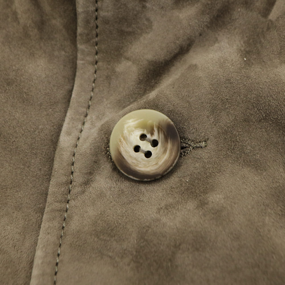 【セール】アルマ ブルゾン メンズ ゴートスエード A-1 中綿ブルゾン ボンバージャケット ARMA SPIKE ARM GOAT SUEDE STURDY SOIL【返品交換不可】