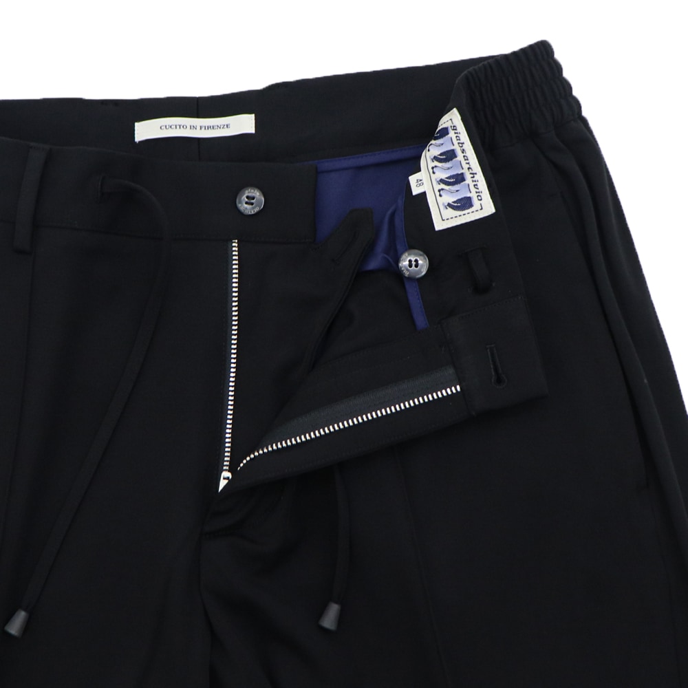 ジャブスアルキヴィオ パンツ メンズ シルキージャージー テーパード イージーパンツ マサッチョ giabsarchivio MASACCIO GBS A3697 春夏新作