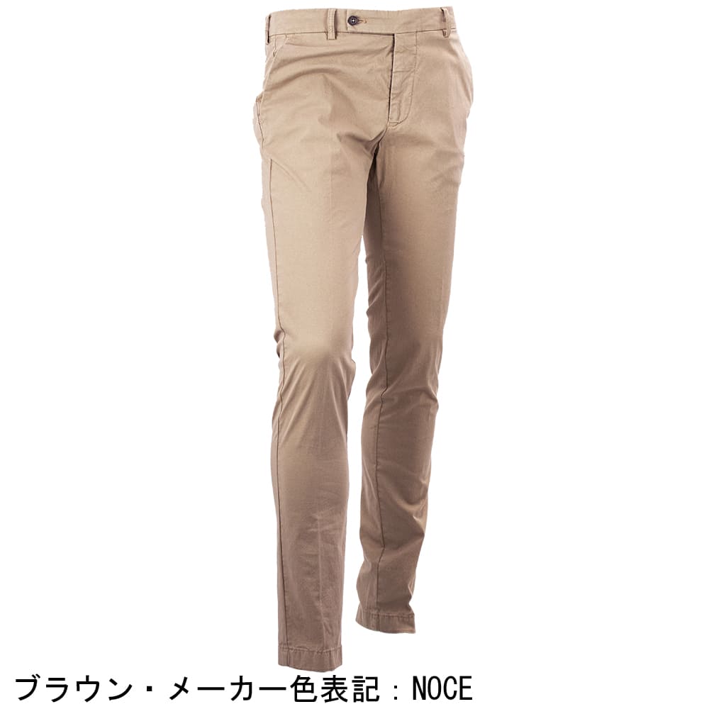 ベルウィッチ パンツ メンズ コットン ギャバジン ストレッチ