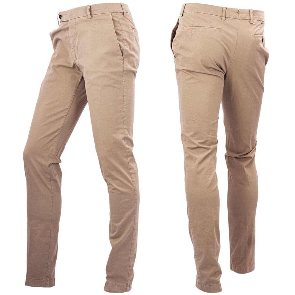 ベルウィッチ パンツ メンズ コットン ギャバジン ストレッチ