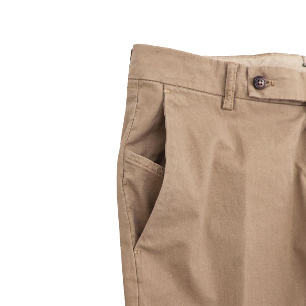 ベルウィッチ パンツ メンズ コットン ギャバジン ストレッチ