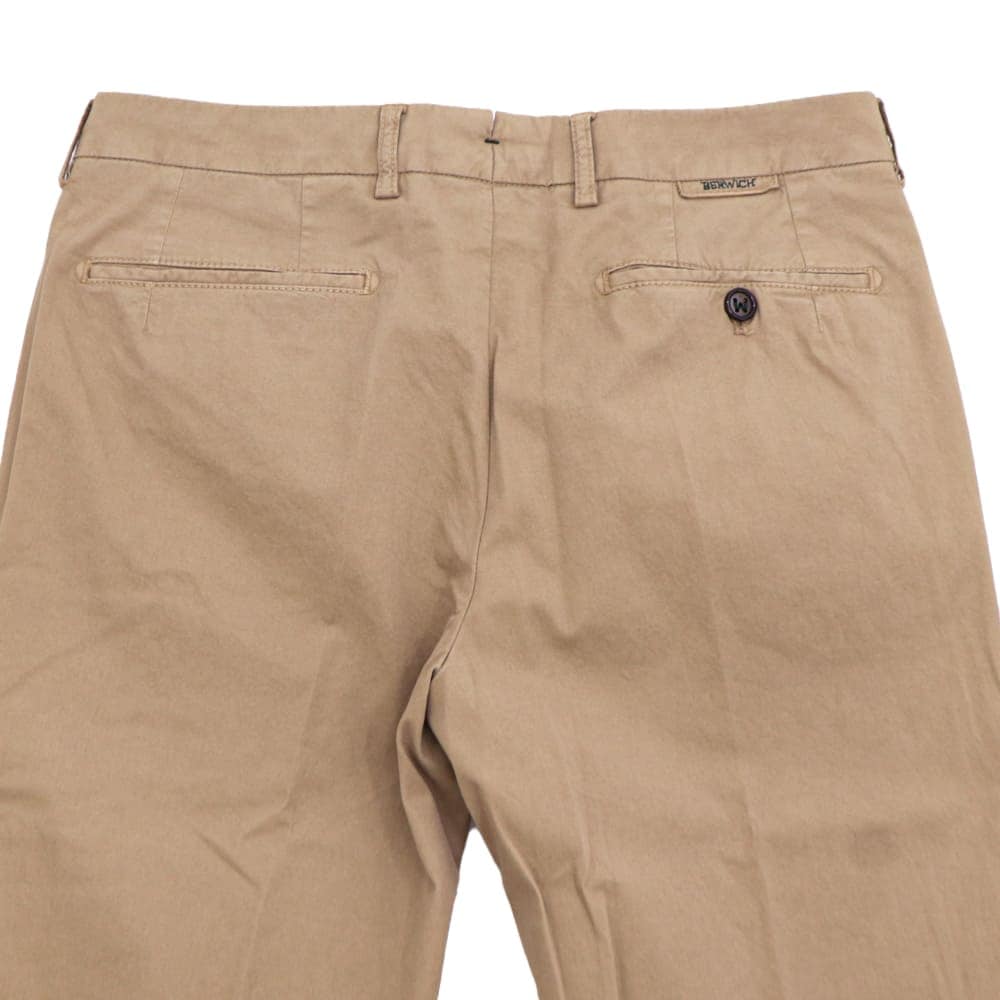ベルウィッチ パンツ メンズ コットン ギャバジン ストレッチ