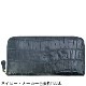 【セール】フェリージ 財布 クロコダイル型押し エンボスレザー ラウンドジップ長財布 Felisi 798/3/SA FLS【返品交換不可】