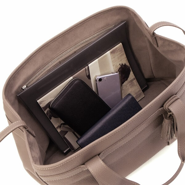 【セール】アカーテ トートバッグ カーフ シュリンクレザー スクエアトートバッグ ACATE SOVER/SH-M ACT【返品交換不可】